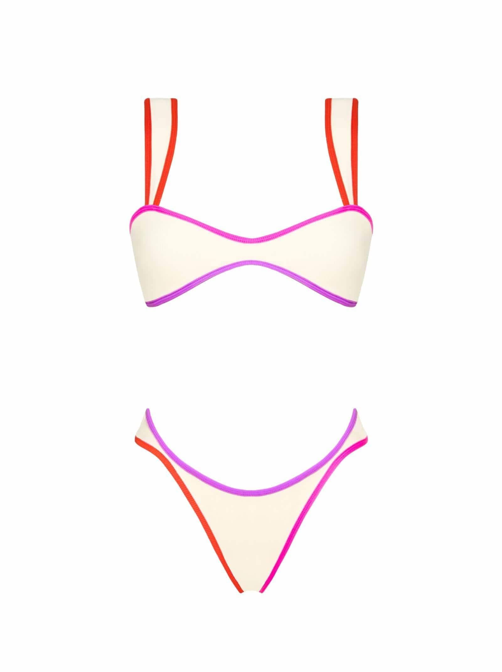 bruna top naples - ONEONE SWIMWEAR