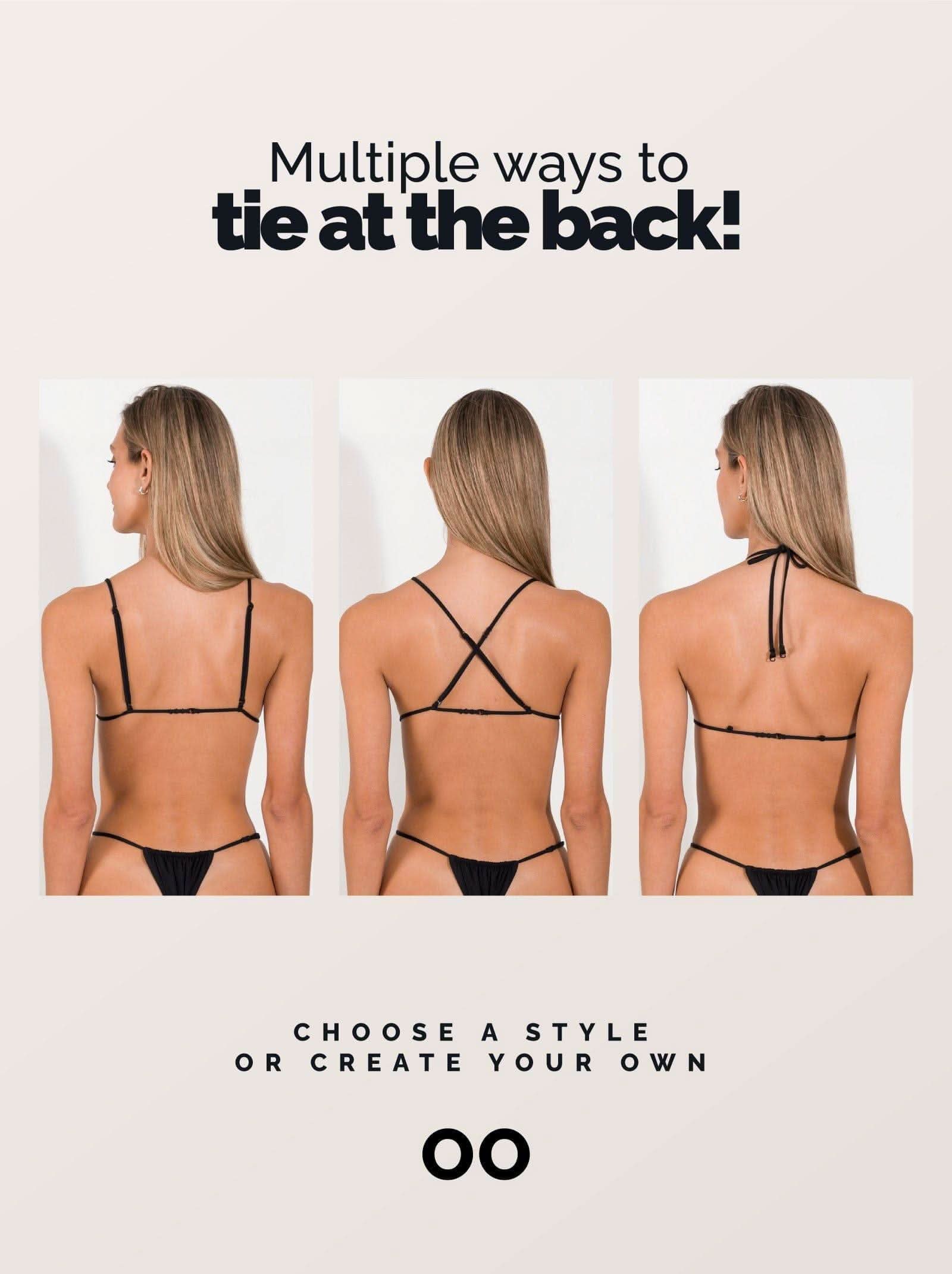 eva bikini set onyx - ONEONE SWIMWEAR