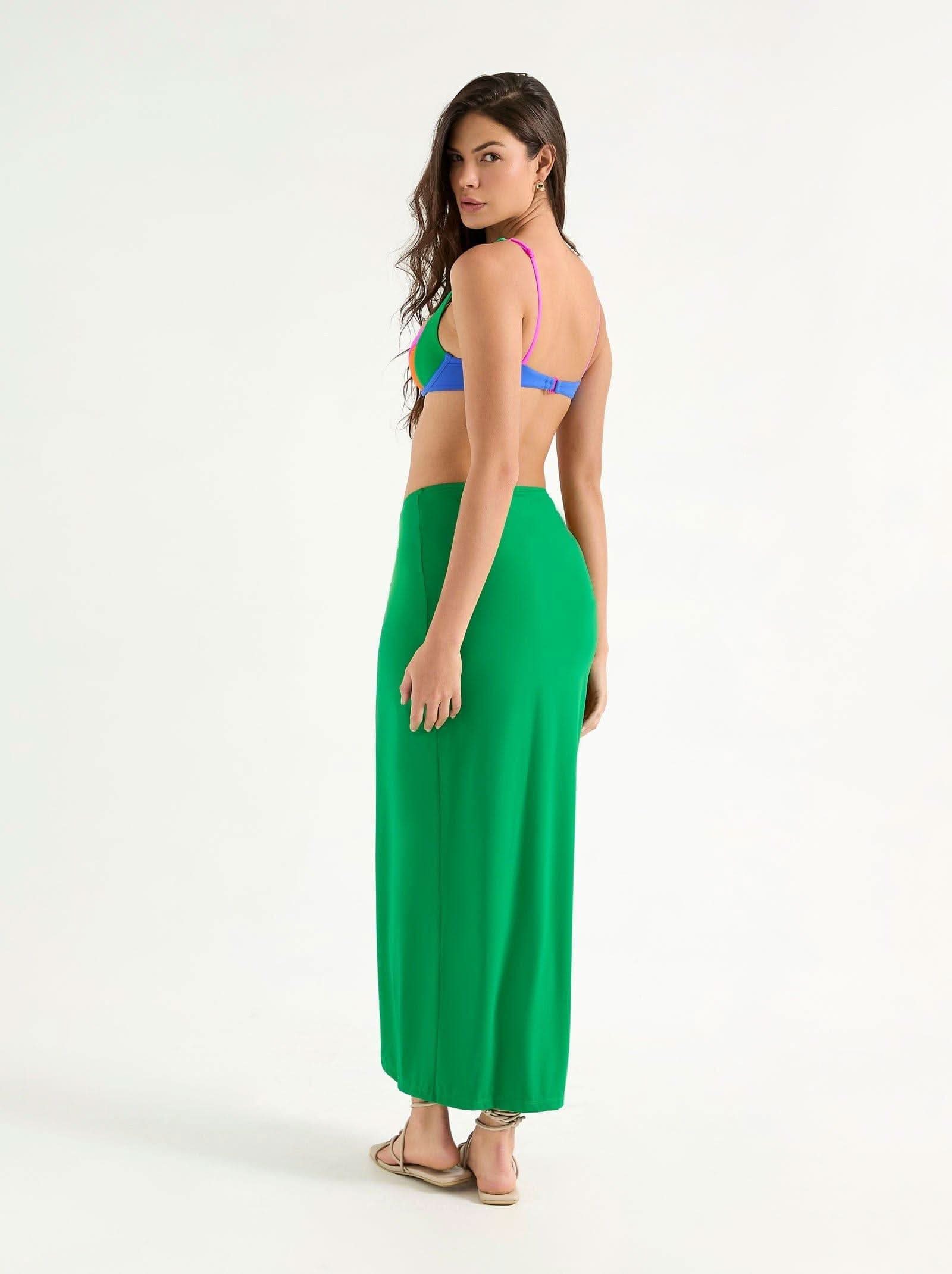 siena long skirt mantis - ONEONE SWIMWEAR