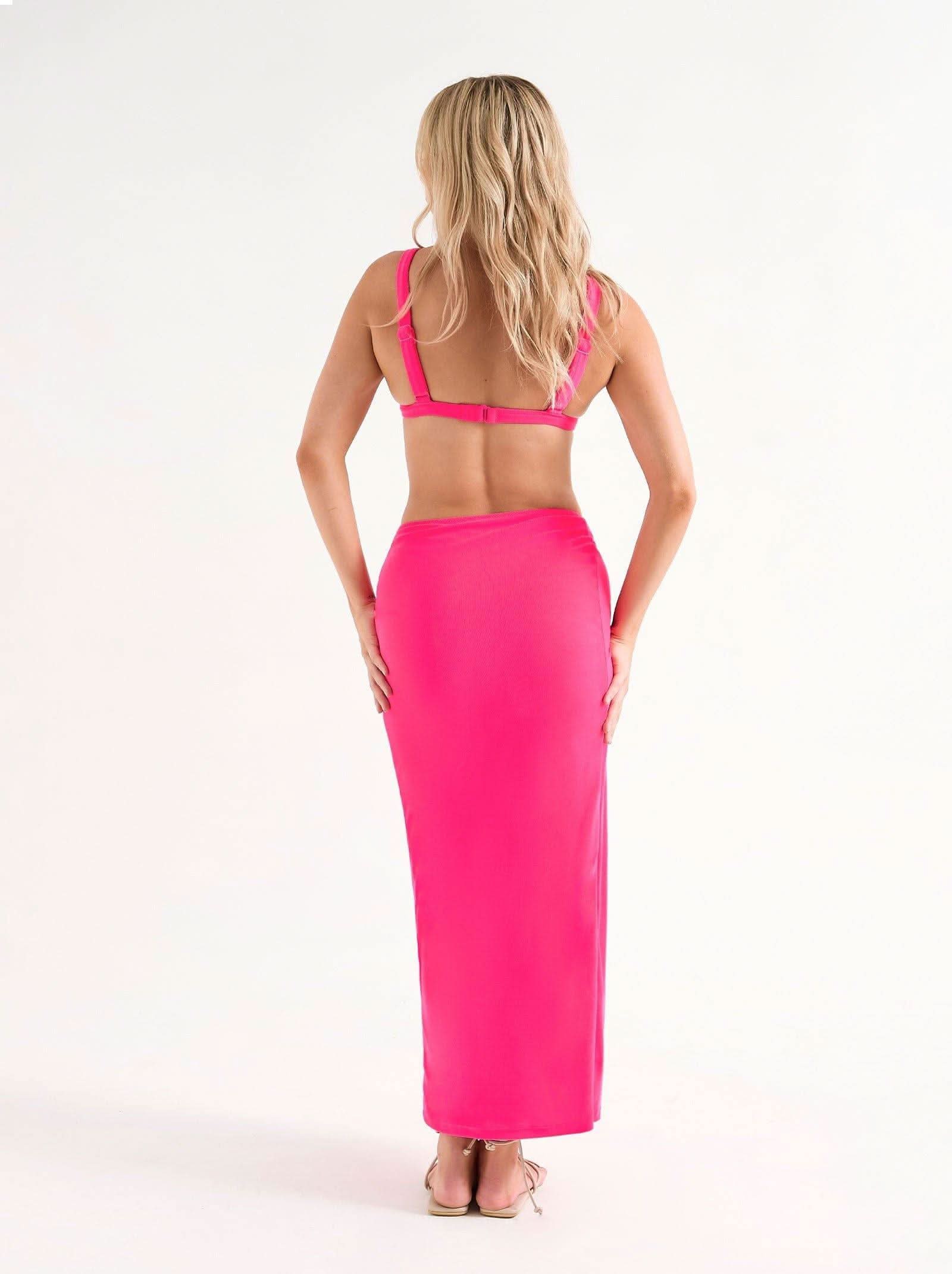 siena long skirt peony - ONEONE SWIMWEAR
